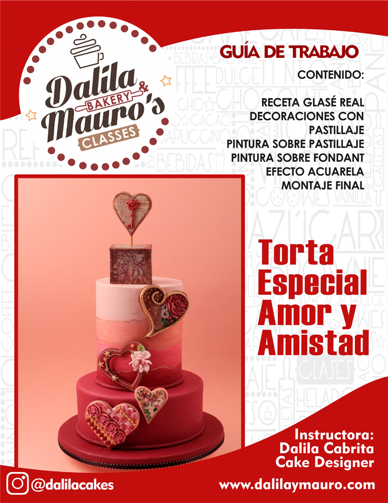 Torta Especial de Amor y Amistad – Lala Cakes: Tortas decoradas – Cursos de  Repostería y más…